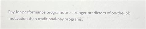 Join Our Pay For Performance Program .